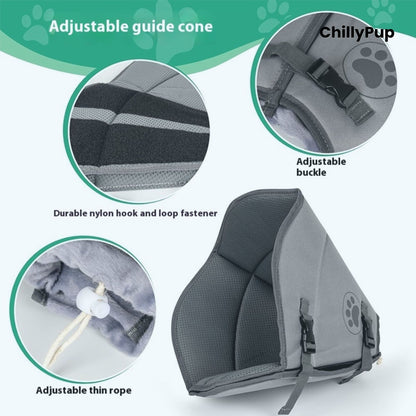 Reinforced Recovery Dog Cone – Soft Padded Protective Collar